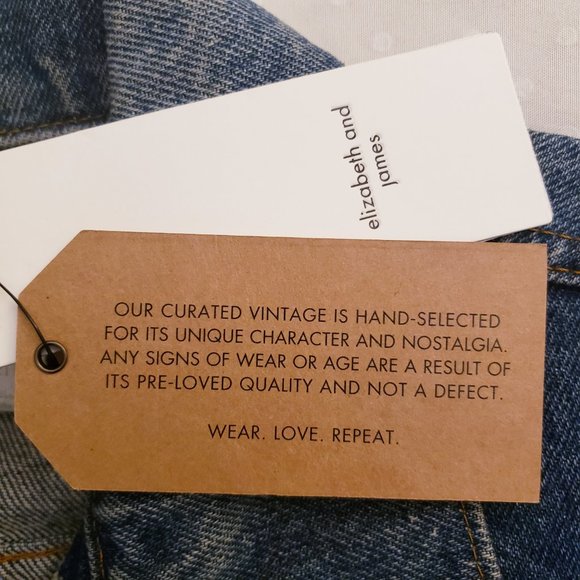 ELIZABETH AND JAMES VINTAGE LEVI'S Denim Jacket Size 34 - Picture 15 of 15